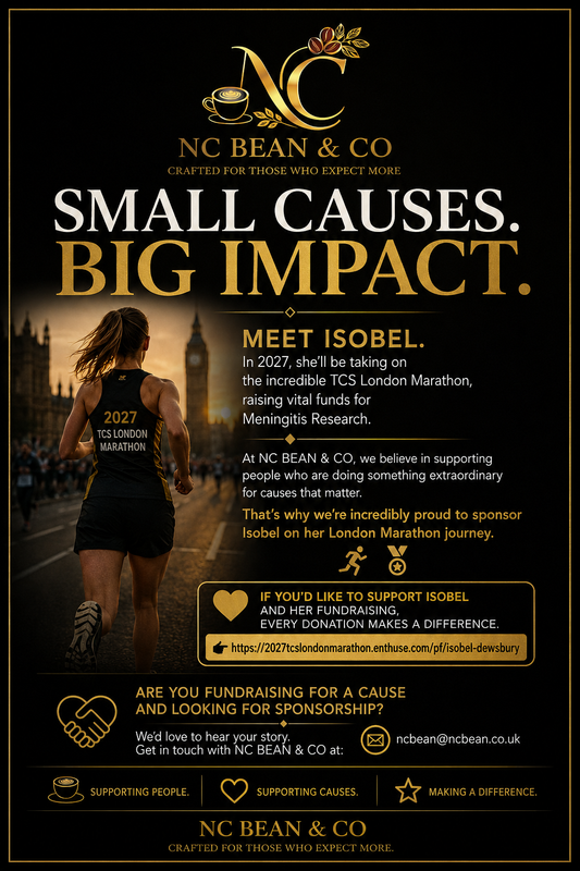 Small Causes. Big Impact: NC BEAN & CO Sponsors Isobel’s 2027 London Marathon Journey