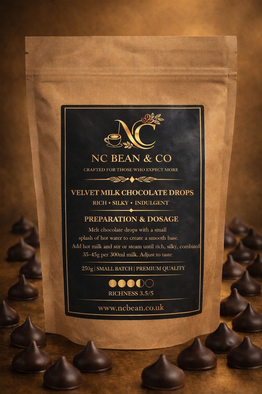 VELVET MILK CHOCOLATE DROPS